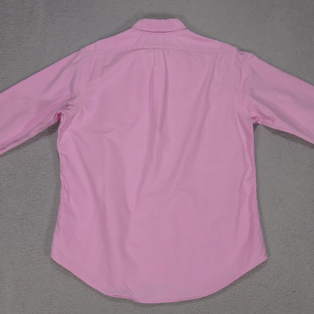Polo Ralph Lauren Shirt Mens XL Custom Fit Chambray Pink Button Down Long Sleeve - Picture 14 of 15